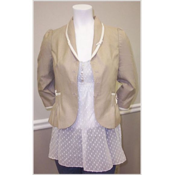 Rebecca Taylor Jackets & Blazers - Rebecca Taylor Three-Quarter Sleeve Jacket